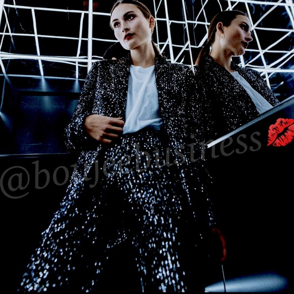 ZARA Sequined Blazer - Picture 2 of 8